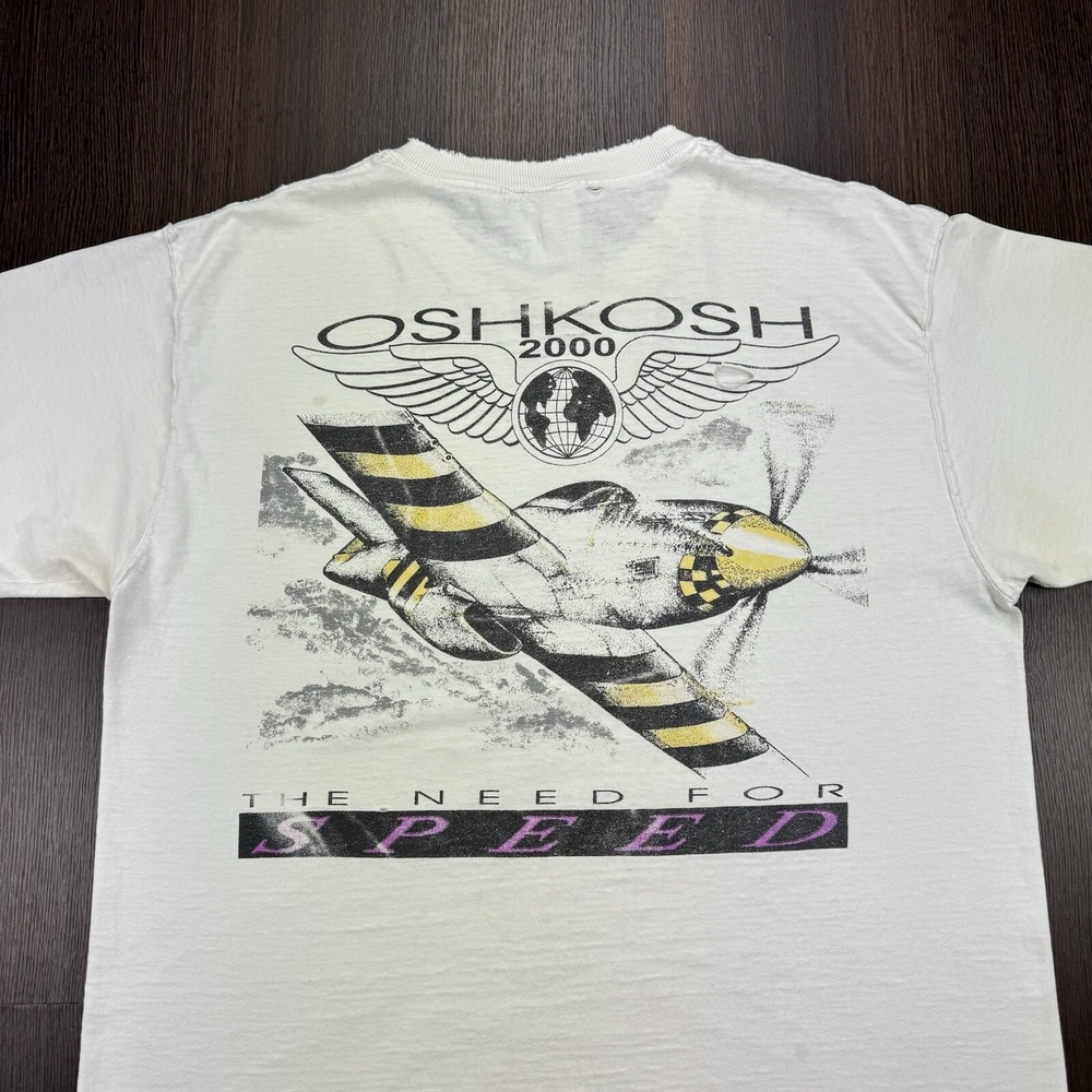 Vintage Oshkosh 2000 The Need For Speed Shirt - Men's Large